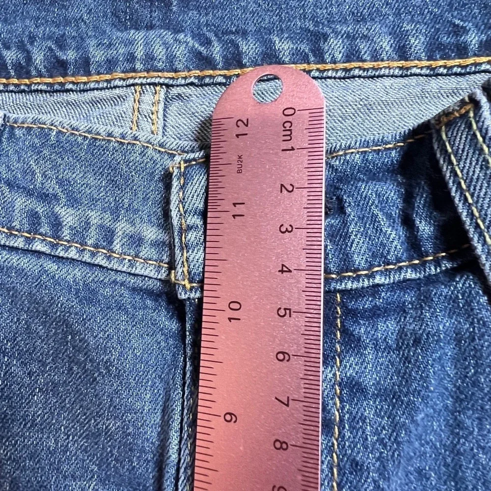 Levi's Blue 505 Regular Fit Straight Leg Jeans Mens 38x30